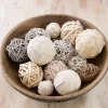 Kirkland's Home Bowl Filler-White Dried Orb Bag