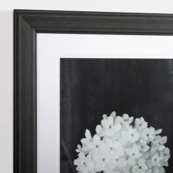 Kirkland's Home Framed Art-White Flower On Black I Framed Art Print