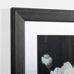 Kirkland's Home Framed Art-White Flower On Black I Framed Art Print