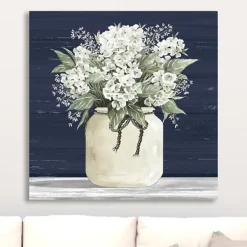 Kirkland's Home Canvas Art-White Flowers Ii Giclee Canvas Print, 30X30 In.