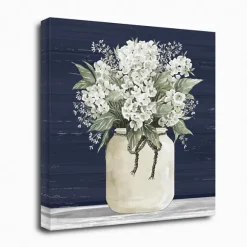 Kirkland's Home Canvas Art-White Flowers Ii Giclee Canvas Print, 30X30 In.