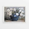 Kirkland's Home Framed Art-White Flowers In Blue Vase Framed Art Print