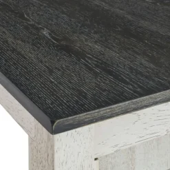 Kirkland's Home Kitchen Islands & Bar Carts-White Wood Linen 3-Pc. Usb Island And Stool Set