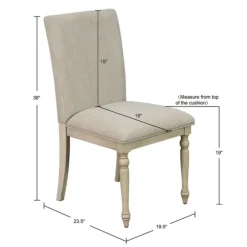 Kirkland's Home Dining Chairs-Whitewashed Martha Stewart Dining Chairs, Set Of 2