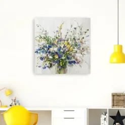 Kirkland's Home Canvas Art-Wild Grown Bouquet Canvas Art Print, 40X40 In.