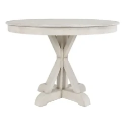 Kirkland's Home Dining Tables-Willa White Reclaimed Pine Wood Dining Table