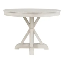 Kirkland's Home Dining Tables-Willa White Reclaimed Pine Wood Dining Table