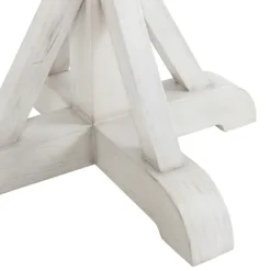 Kirkland's Home Dining Tables-Willa White Reclaimed Pine Wood Dining Table