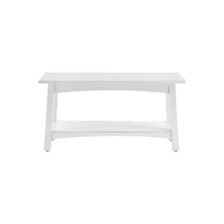 Kirkland's Home Benches & Ottomans-Willis Wooden Lower Shelf Bench