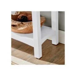 Kirkland's Home Benches & Ottomans-Willis Wooden Lower Shelf Bench