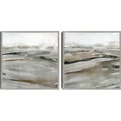 Kirkland's Home Framed Art-Windblown Sands Framed Canvas Art Prints, Set Of 2