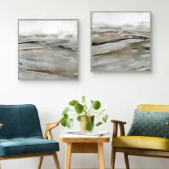 Kirkland's Home Framed Art-Windblown Sands Framed Canvas Art Prints, Set Of 2