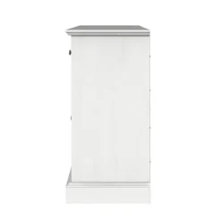 Kirkland's Home Tv Stands & Media Consoles-Wood And Glass 4-Door Media Cabinet