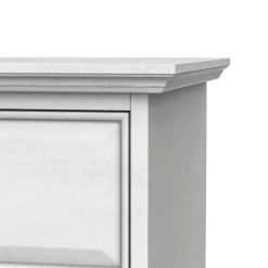 Kirkland's Home Tv Stands & Media Consoles-Wood And Glass 4-Door Media Cabinet