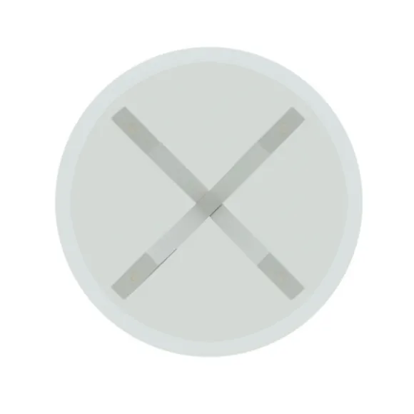 Kirkland's Home Accent & End Tables-Wood And Glass Top X-Base Accent Table