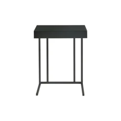 Kirkland's Home Accent & End Tables-Wood And Metal C-Frame Accent Table