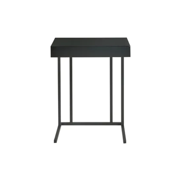 Kirkland's Home Accent & End Tables-Wood And Metal C-Frame Accent Table