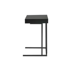 Kirkland's Home Accent & End Tables-Wood And Metal C-Frame Accent Table