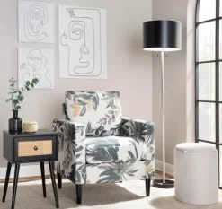 Kirkland's Home Accent & End Tables-Wood And Rattan Drawer Accent Table