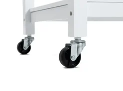 Kirkland's Home Kitchen Islands & Bar Carts-Wood And Stainless Steel Top Kitchen Cart