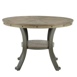 Kirkland's Home Dining Sets-Wood And Upholstered Chairs 5-Pc. Dining Set