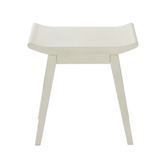 Kirkland's Home Benches & Ottomans-Wood Curved Seat Stool