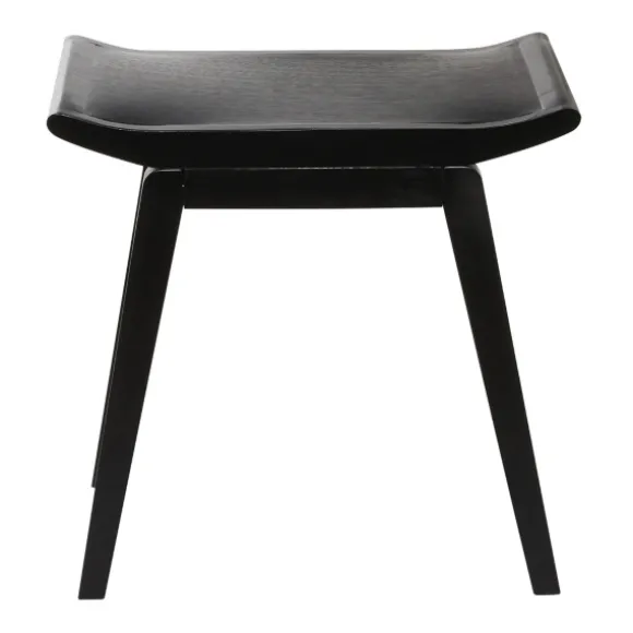 Kirkland's Home Benches & Ottomans-Wood Curved Seat Stool