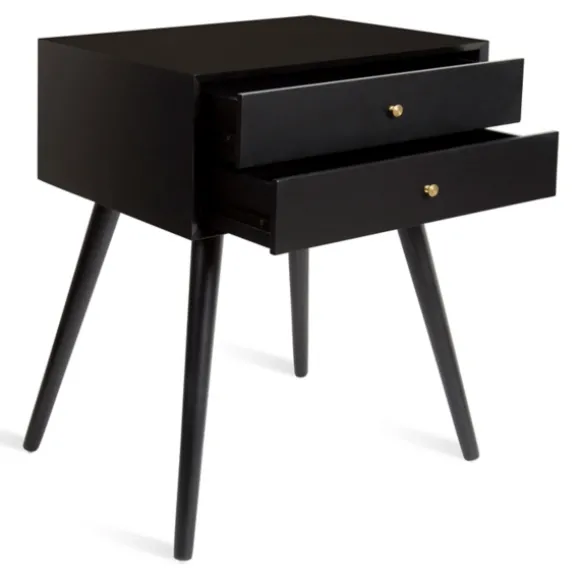 Kirkland's Home Accent & End Tables-Wood 2-Drawer Finco Accent Table