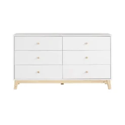 Kirkland's Home Dressers & Chests-Wood 6-Drawer Footed Dresser