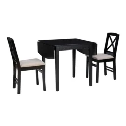 Kirkland's Home Dining Sets-Wood Drop Leaf 3-Pc. Dining Set