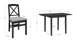 Kirkland's Home Dining Sets-Wood Drop Leaf 3-Pc. Dining Set