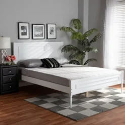 Kirkland's Home Beds & Headboards-Wood Full Platform Bed Frame