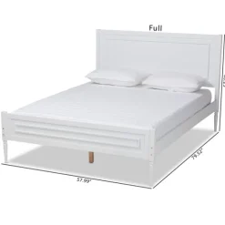Kirkland's Home Beds & Headboards-Wood Full Platform Bed Frame