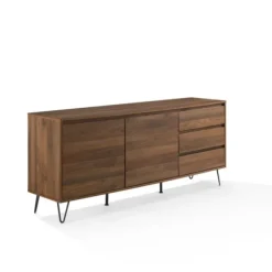 Kirkland's Home Tv Stands & Media Consoles-Wood Hairpin Legs Media Cabinet