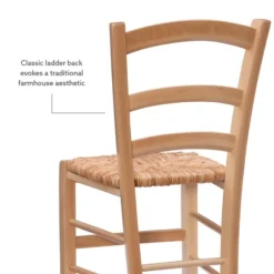 Kirkland's Home Dining Chairs-Wood Ladderback Dining Chairs, Set Of 2