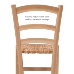 Kirkland's Home Dining Chairs-Wood Ladderback Dining Chairs, Set Of 2