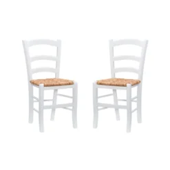 Kirkland's Home Dining Chairs-Wood Ladderback Dining Chairs, Set Of 2