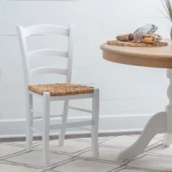 Kirkland's Home Dining Chairs-Wood Ladderback Dining Chairs, Set Of 2