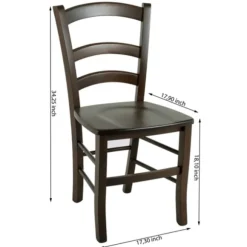 Kirkland's Home Dining Chairs-Wood Ladderback Dining Chairs, Set Of 2
