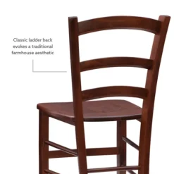 Kirkland's Home Dining Chairs-Wood Ladderback Dining Chairs, Set Of 2