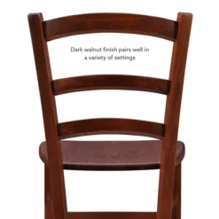 Kirkland's Home Dining Chairs-Wood Ladderback Dining Chairs, Set Of 2