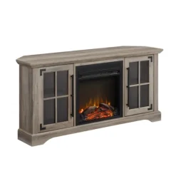 Kirkland's Home Tv Stands & Media Consoles-Wood Led Fireplace Media Cabinet