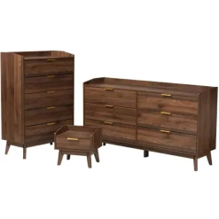 Kirkland's Home Dressers & Chests-Wood Modern 3-Pc. Dresser Set