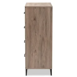 Kirkland's Home Dressers & Chests-Wood Oak Finish 4-Drawer Chest