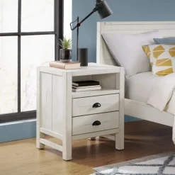 Kirkland's Home Nightstands-Wood Open Shelf Nightstand