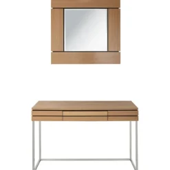 Kirkland's Home Console Tables-Wood 2-Pc. Console Table And Mirror Set