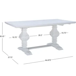Kirkland's Home Dining Tables-Wood Pedestal Dining Table