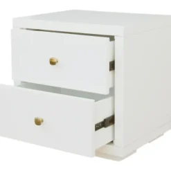 Kirkland's Home Beds & Headboards-Wood Queen Platform Bed And 2-Nightstand Set