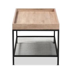 Kirkland's Home Coffee Tables-Wood Raised Edge Coffee Table