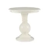 Kirkland's Home Accent & End Tables-Wood Round Base Side Table